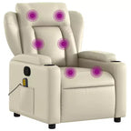 vidaXL Fauteuil inclinable de massage électrique