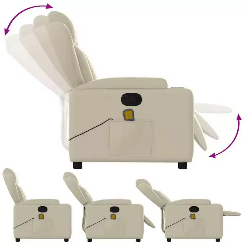 vidaXL Fauteuil inclinable de massage électrique