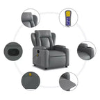vidaXL Fauteuil inclinable de massage électrique