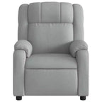 vidaXL Fauteuil inclinable de massage – Dossier inclinable manuel gris clair