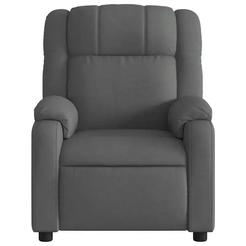 vidaXL Fauteuil inclinable de massage – Dossier inclinable manuel gris clair