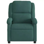 vidaXL Fauteuil inclinable de massage Chaise de cinéma maison Wingback en velours