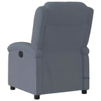 vidaXL Fauteuil inclinable de massage Chaise de cinéma maison Wingback en velours