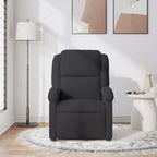vidaXL Fauteuil inclinable de massage Chaise de cinéma maison Wingback en velours