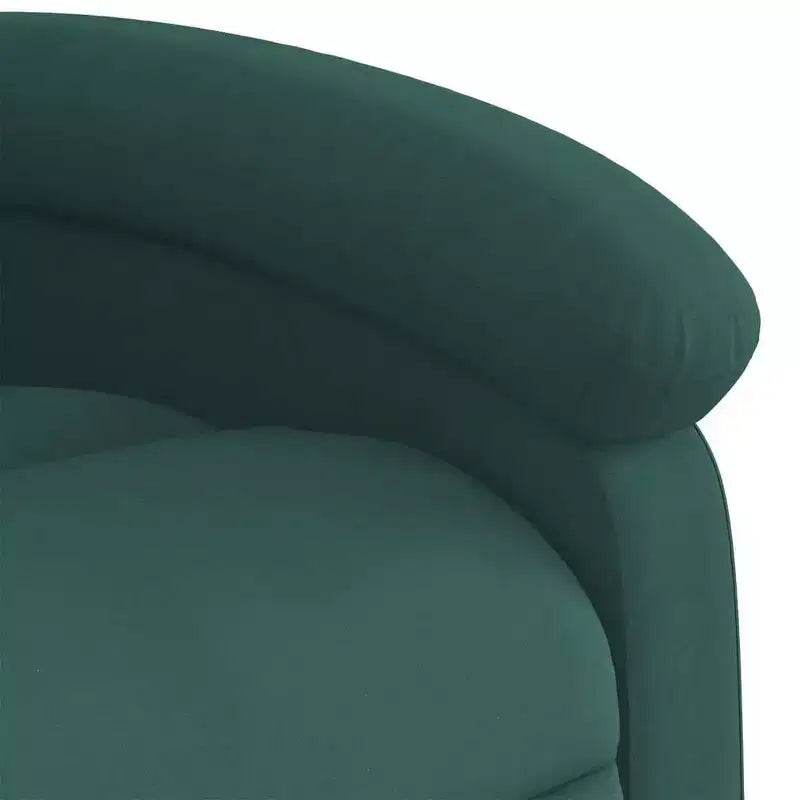 vidaXL Fauteuil inclinable de massage Chaise de cinéma maison Wingback en velours