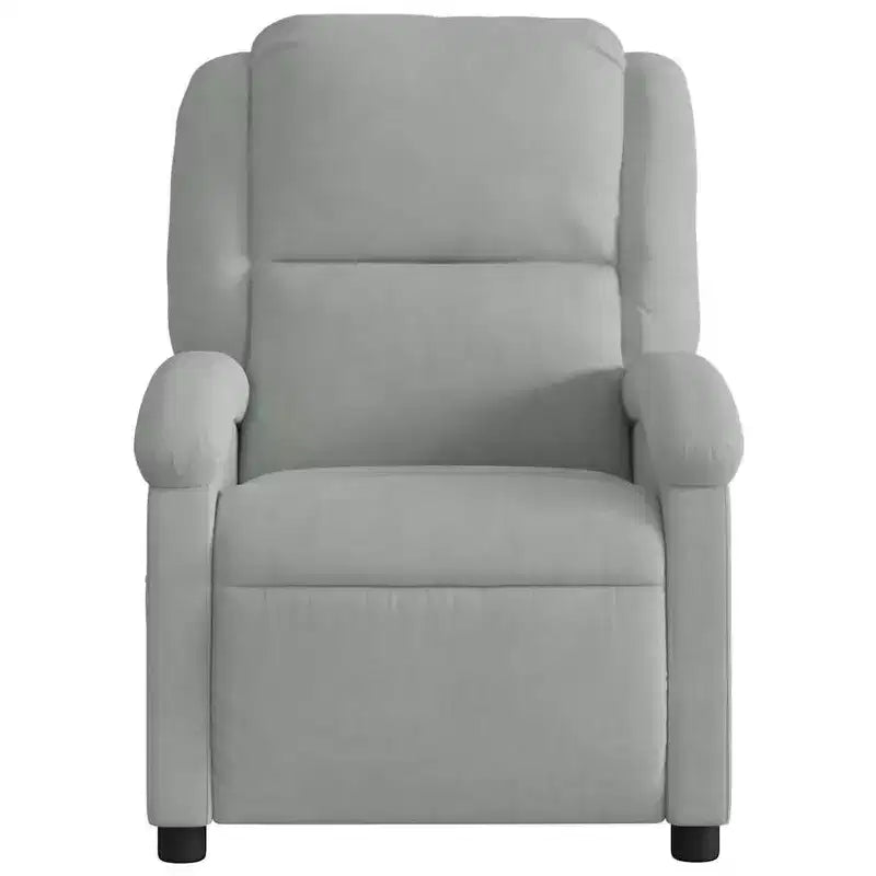 vidaXL Fauteuil inclinable de massage Chaise de cinéma maison Wingback en velours