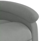 vidaXL Fauteuil inclinable de massage Chaise de cinéma maison Wingback en velours