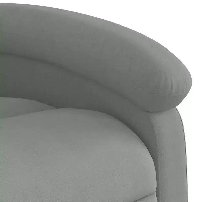 vidaXL Fauteuil inclinable de massage Chaise de cinéma maison Wingback en velours