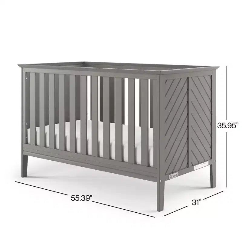Lit de bébé convertible 3-en-1 Atwood de Child Craft, se transforme en lit de repos, en lit pour tout-petit, 3 positions de matelas, non toxique, fini sécuritaire pour bébé