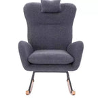Le paquet comprend un fauteuil à bascule rembourré Teddy [Compte courant] pour chambre d'enfant, adapté au salon et à la chambre à coucher