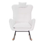 Le paquet comprend un fauteuil à bascule rembourré Teddy [Compte courant] pour chambre d'enfant, adapté au salon et à la chambre à coucher