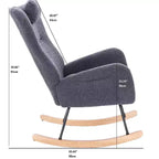 Package includes a Teddy [Regular Account] cushioned rocking chair for children's room, suitable for living room and bedroom