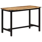 vidaXL Table de salle à manger 110x60x76 cm Bois de manguier massif