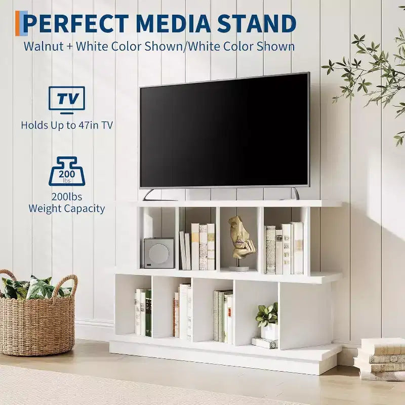 Étagère de rangement 8 cubes en bois avec 10 panneaux arrière amovibles pour salon, chambre, entrée, bureau à domicile