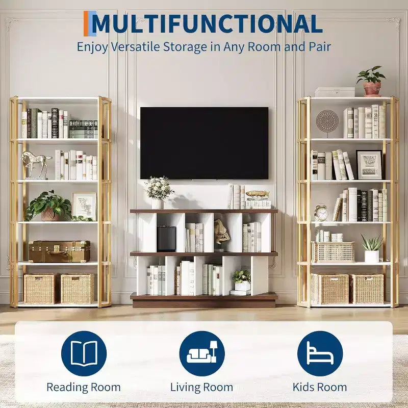 Étagère de rangement 8 cubes en bois avec 10 panneaux arrière amovibles pour salon, chambre, entrée, bureau à domicile