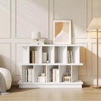Étagère de rangement 8 cubes en bois avec 10 panneaux arrière amovibles pour salon, chambre, entrée, bureau à domicile