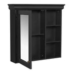 Meuble de salle de bain CASAINC 30'' x 28'' à fixation murale avec miroir et organisateur de rangement