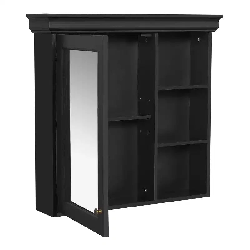Meuble de salle de bain CASAINC 30'' x 28'' à fixation murale avec miroir et organisateur de rangement