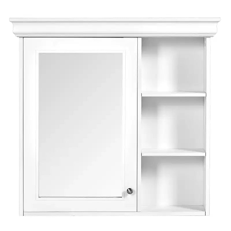 Meuble de salle de bain CASAINC 30'' x 28'' à fixation murale avec miroir et organisateur de rangement