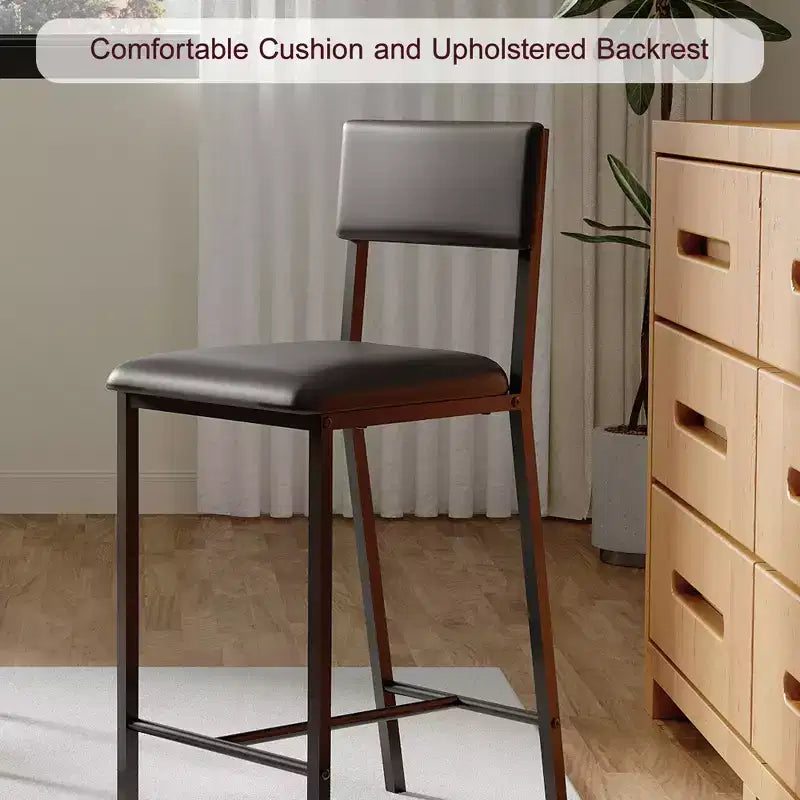 Ensemble table à manger pour 2, table hauteur comptoir avec 2 chaises rembourrées et étagères de rangement, ensemble bistrot table et chaises pour 2
