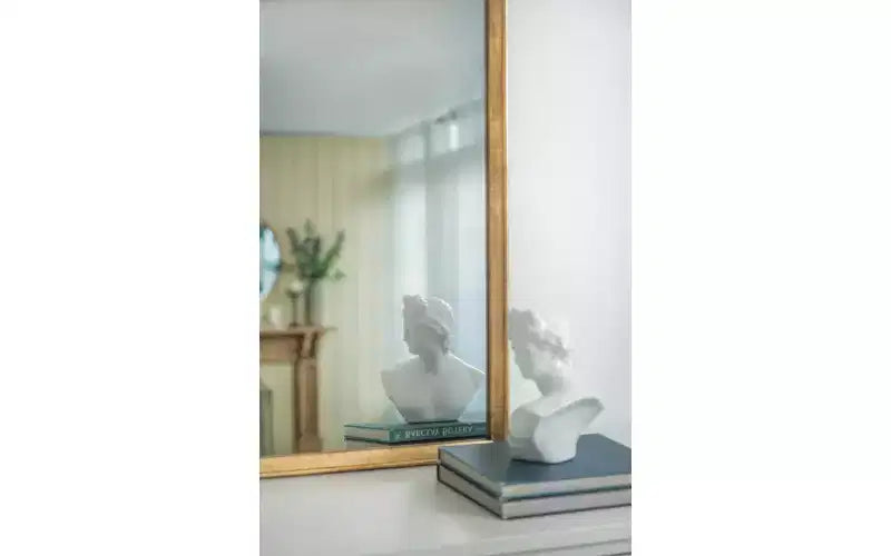 Miroir sur pied en bois 19 x 56 pouces, design intégral