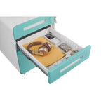 Classeur métallique sécurisé à 3 tiroirs avec serrure, livré entièrement assemblé, classeur mobile pour format A4/Lettre/Légal, à placer sous le bureau, 5 roulettes, mobile