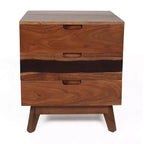 Nightstand Table for Bedroom Storage 21.5x16.5x23
