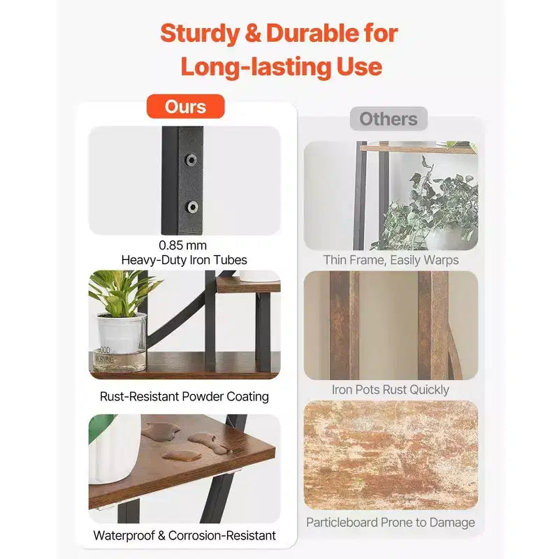 VIYET Lot de 2 supports à plantes demi-lune en métal à 7 niveaux de 166 cm de haut, pour l'intérieur avec lampes de croissance, 3 minuteries et 10 niveaux de luminosité