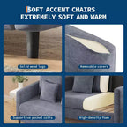 Causeuse, causeuse moderne du milieu du siècle pour petits espaces, cadre en bois, assemblage sans outils, canapé confortable pour chambre à coucher, salon