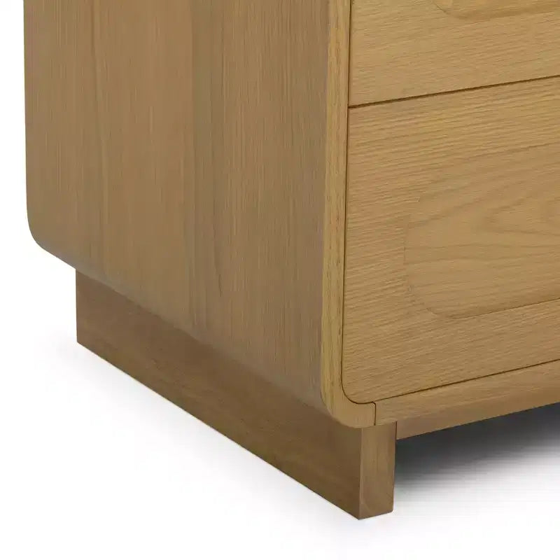 Teamson Home Tenley Commode moderne en bois à 6 tiroirs, armoire de rangement avec tiroirs à ouverture par pression