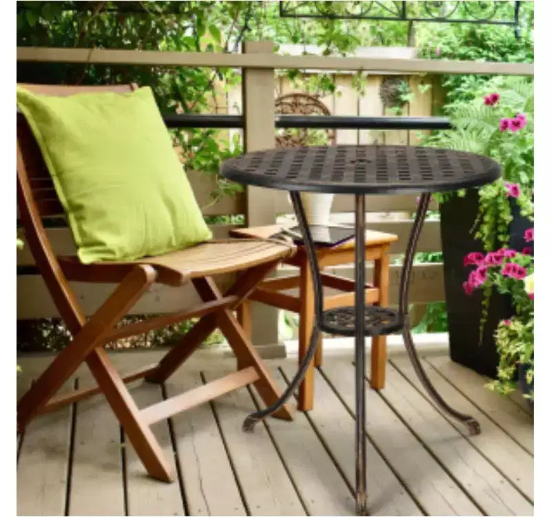 Table d'extérieur en fonte d'aluminium