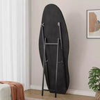 Miroir pleine longueur en flanelle TUYOHW, forme de vague irrégulière, avec trou de suspension, miroir de corps mural ou miroir de sol inclinable pour chambre, salon