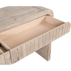 TUYOHW Table d'entrée vintage artisanale de 150 cm avec 2 tiroirs à poignée cachée, console pour entrée, salon, couloir