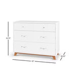 Ensemble de chambre de bébé 2 pièces SOHO de Child Craft, comprend un lit de bébé convertible 4-en-1 et une commode à 3 tiroirs