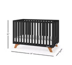 Ensemble de chambre de bébé 2 pièces SOHO de Child Craft, comprend un lit de bébé convertible 4-en-1 et une commode à 3 tiroirs