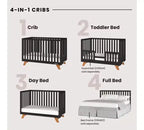 Ensemble de chambre de bébé 2 pièces SOHO de Child Craft, comprend un lit de bébé convertible 4-en-1 et une commode à 3 tiroirs