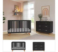 Ensemble de chambre de bébé 2 pièces SOHO de Child Craft, comprend un lit de bébé convertible 4-en-1 et une commode à 3 tiroirs