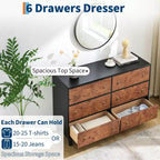 Commode de chambre à coucher, commode moderne de 137 cm de large avec poignée ronde vintage et design de profil incurvé, commode en bois pour salon, entrée