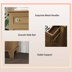 Commode à 6 tiroirs, Meuble de rangement en bois avec tiroirs, Grande commode large meuble TV, Organiseur de tiroirs moderne pour chambre à coucher, salon, couloir, entrée