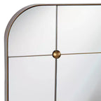 Miroir mural segmenté Uttermost Placid 24x38, or vieilli