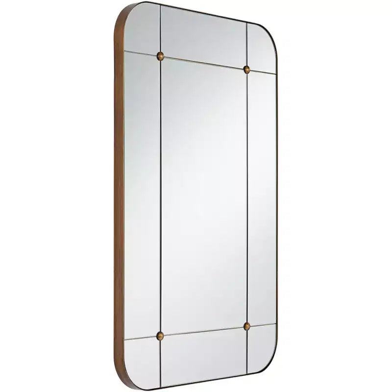 Miroir mural segmenté Uttermost Placid 24x38, or vieilli
