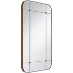 Miroir mural segmenté Uttermost Placid 24x38, or vieilli