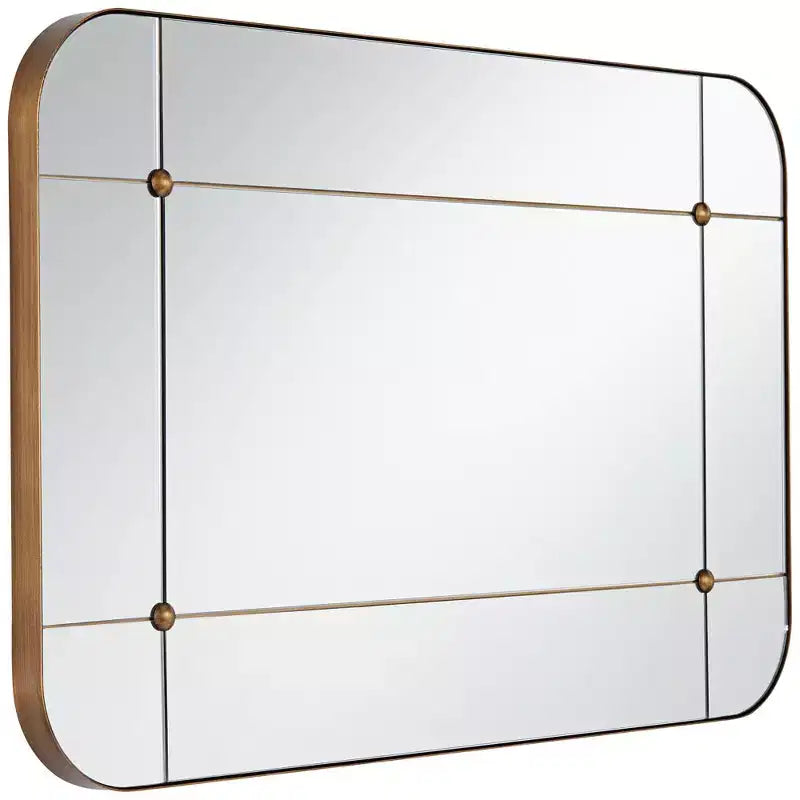 Miroir mural segmenté Uttermost Placid 24x38, or vieilli