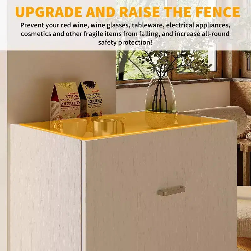 Table pliante de 50 po avec armoire de rangement et roulettes, bureau à abattants extensible pour cuisine, bureau à domicile et chambre à coucher