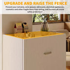 Table pliante de 50 po avec armoire de rangement et roulettes, bureau à abattants extensible pour cuisine, bureau à domicile et chambre à coucher