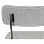 Tabouret de comptoir pivotant Meredith Contemporary Modern (ensemble de 2) en polyester lin