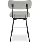 Tabouret de comptoir pivotant Meredith Contemporary Modern (ensemble de 2) en polyester lin