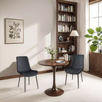 TUYOHW Lot de 2/4 chaises de salle à manger en cuir PU avec pieds en métal, chaises de cuisine et salle à manger imperméables avec pieds résistants aux rayures, capacité de 136 kg