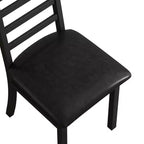 TUYOHW Lot de 2/4 chaises de salle à manger à dossier haut, chaises de cuisine en cuir PU avec pieds en acier, chaises de salle à manger peu encombrantes pour appartement, petits espaces