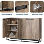 Buffet vaisselier de 140 cm, meuble d'appoint avec 4 portes et étagères réglables, meuble de rangement pour cuisine, salle à manger, entrée, salon